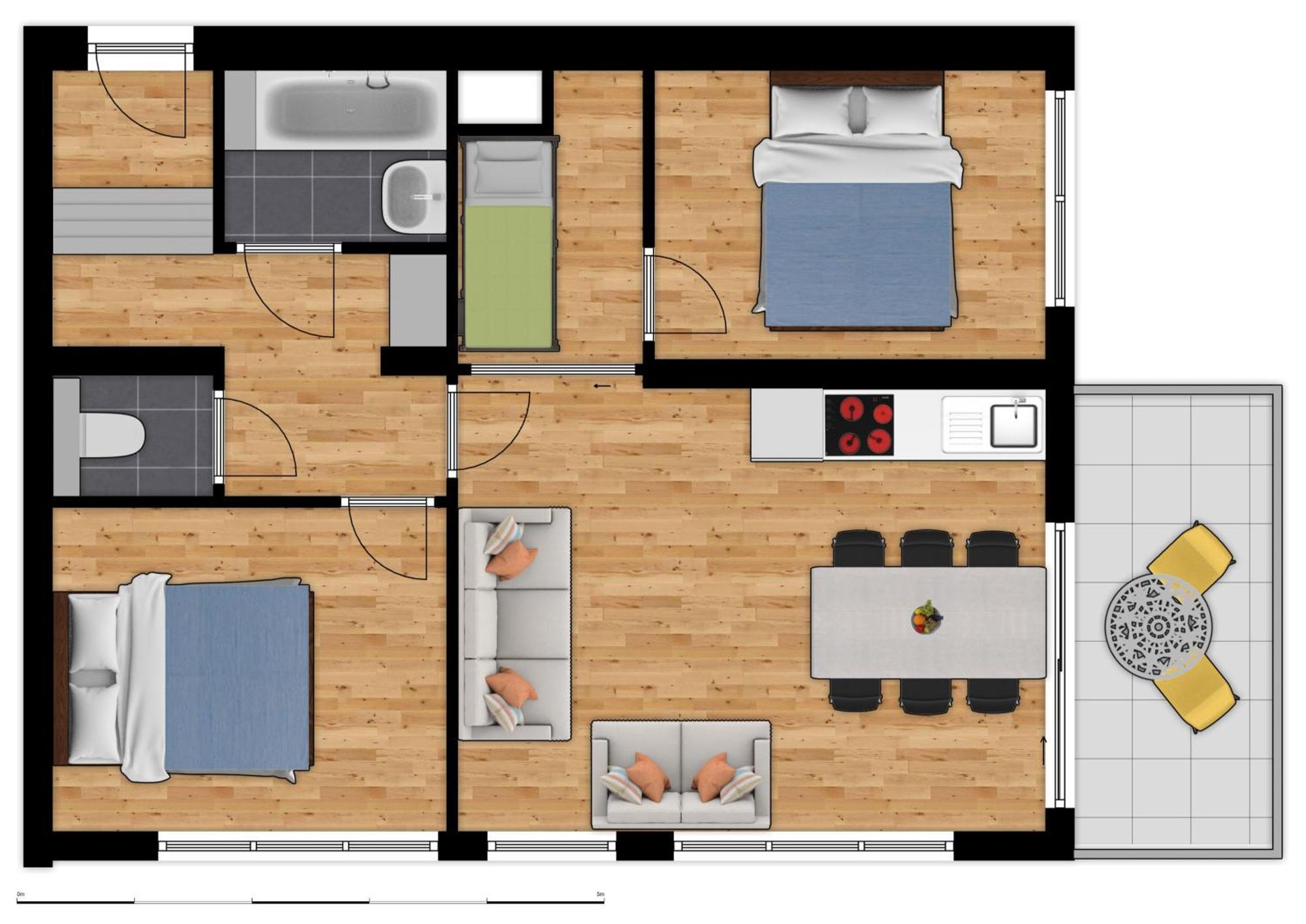 Holiday Suites Westende - ميدل كيرك الغرفة الصورة